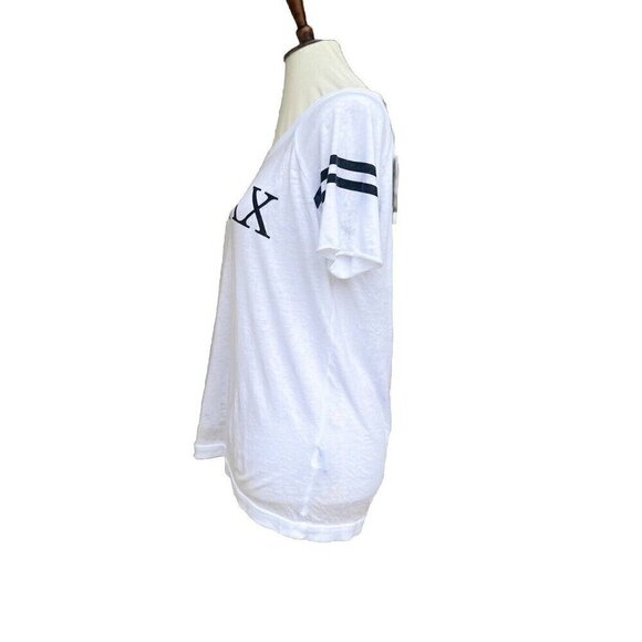 Chaser Women Crew Neck Cut out RELAX T-Shirt Size S - Picture 15 of 16